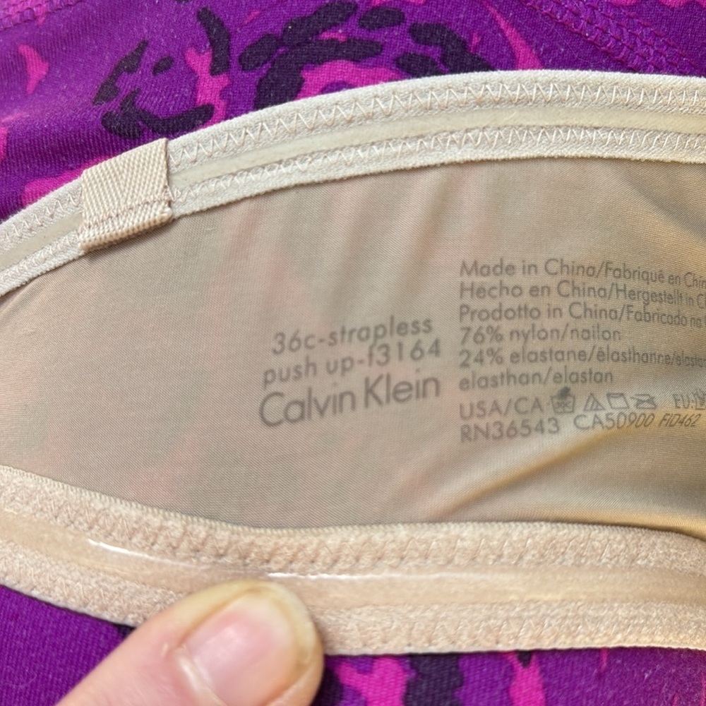 Calvin Klein Nude Strapless Bra - Picture 6 of 7